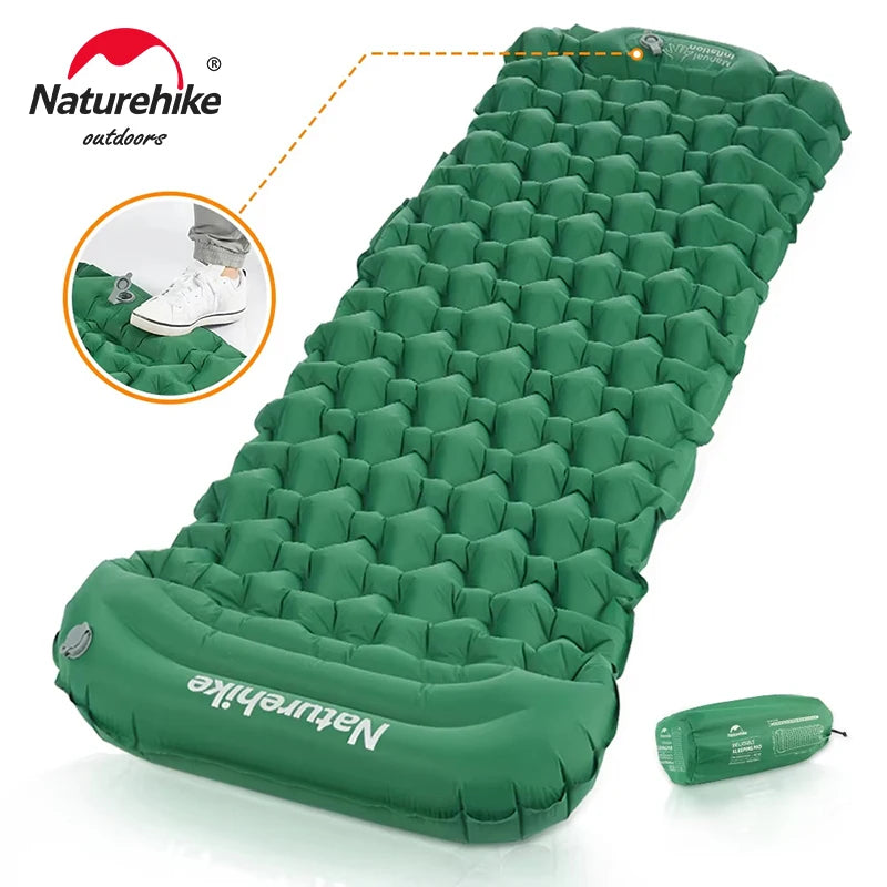 Inflatable Mattress Ultralight Camping Mattress Outdoor Air Mattress Camping Mat Sleeping Mat Nylon Sleeping Pad