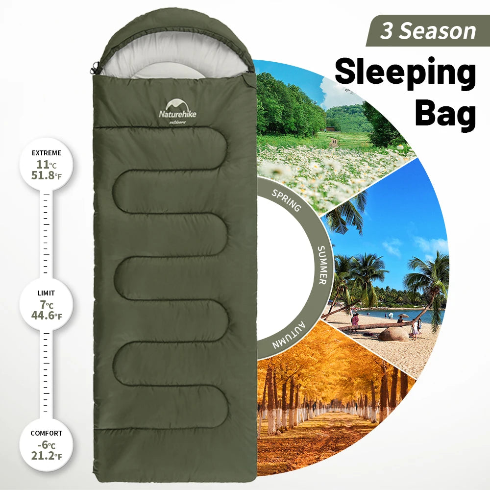 Y150 Sleeping Bags Ultralight Cotton Sleeping Bagoutdoor Camping Home Leisure Sleeping Bag Hiking Sleeping Bag
